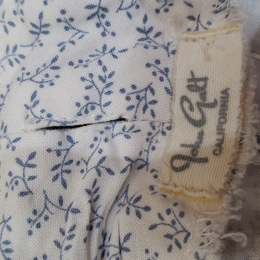 John Galt Pacsun 100% Viscose floral Mini wrap shirt